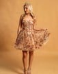 Corset Dark Navy Skater Tulle Sweetheart Homecoming Dresses