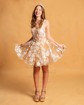 Corset Dark Navy Skater Tulle Sweetheart Homecoming Dresses