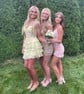 Strapless Skater Tiered Homecoming Dresses