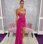 Sparkly Bodycon V-neck Strapless Beaded Homecoming Dresses