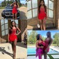 Sparkly Sequin Strapless Bodycon Beaded Homecoming Dresses