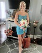 Sparkly Corset Strapless Sequin Bodycon Beaded Homecoming Dresses