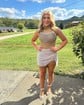 Sparkly Corset Strapless Sequin Bodycon Beaded Homecoming Dresses
