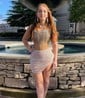Sparkly Corset Strapless Sequin Bodycon Beaded Homecoming Dresses