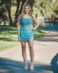 Sparkly Corset Strapless Sequin Bodycon Beaded Homecoming Dresses