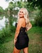 Corset Strapless Tight Appliques Homecoming Dresses