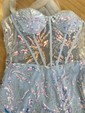 Sweetheart Glitter Lace Bodycon Homecoming Dresses