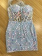 Sweetheart Glitter Lace Bodycon Homecoming Dresses