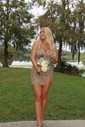 Sparkly Bodycon Sequin Strapless Corset Homecoming Dresses