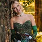 Sparkly Bodycon Sequin Strapless Corset Homecoming Dresses