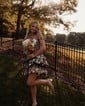 Corset Skater Off-the-shoulder Glitter Tulle Tiered Homecoming Dresses