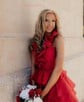 Unique Skater Taffeta Ruffle Tiered Homecoming Dresses