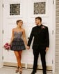 Sparkly A-line Strapless Tiered Beaded Homecoming Dresses