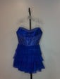 Sparkly A-line Straight Tiered Beaded Homecoming Dresses