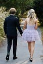 Cut Out Skater Sweetheart Tulle Tiered Homecoming Dresses