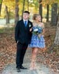 Sweetheart Skater Tiered Floral Homecoming Dresses