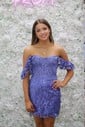 Corset Bodycon Sweetheart Glitter Lace Homecoming Dresses