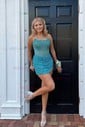 Sparkly Corset Strapless Sequin Bodycon Beaded Homecoming Dresses
