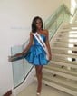 Modest Strapless Taffeta Skater Ruched Homecoming Dresses With Bow