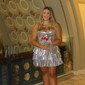 Corset Gold Skater Metallic Ruffle Homecoming Dresses