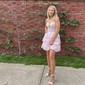 Tiered Skater V-neck Tulle Homecoming Dresses