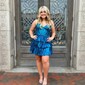 Sparkly Corset Skater Sweetheart Tiered Homecoming Dresses