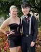 Corset Cut Out Strapless Satin Ruched Bodycon Homecoming Dresses