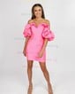 Off-the-shoulder Taffeta Ruched Bodycon Homecoming Dresses