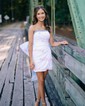 Trendy Strapless Bodycon Beaded Homecoming Dresses