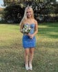 Corset Bodycon Strapless Lace Cut Out Homecoming Dresses