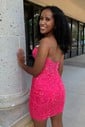 Corset Bodycon Strapless Lace Cut Out Homecoming Dresses