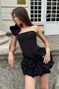 Unique Ivory Bodycon Satin One Shoulder Homecoming Dresses