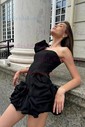 Unique Ivory Bodycon Satin One Shoulder Homecoming Dresses