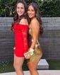 Sweetheart Metallic Ruched Bodycon Homecoming Dresses