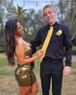 Sweetheart Metallic Ruched Bodycon Homecoming Dresses