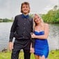Corset Blue Bodycon Satin Ruched Homecoming Dresses
