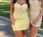 Corset Bodycon Strapless Appliques Homecoming Dresses