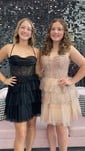 Corset Sweetheart Skater Tulle Tiered Homecoming Dresses