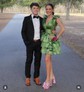 Trendy V-neck Organza Skater Tiered Homecoming Dresses
