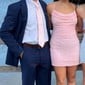Backless Tight Square Neck Pearl Homecoming Dresses