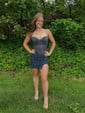Sparkly Strapless Velvet Sequin Bodycon Beaded Homecoming Dresses