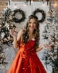 Modest Strapless Satin Bow Skater Homecoming Dresses