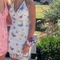 Modest Bodycon Lace V-neck Floral Homecoming Dresses