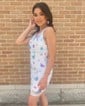 Modest Bodycon Lace V-neck Floral Homecoming Dresses