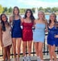 Corset Royal Blue Bodycon Satin Square Neck Homecoming Dresses