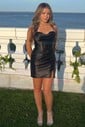 Corset Silver Tight Satin Ruched Homecoming Dresses