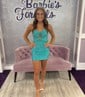 Cut Out Bodycon Sweetheart Strapless Beaded Homecoming Dresses