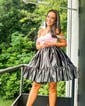 Corset Skater Sweetheart Taffeta Homecoming Dresses