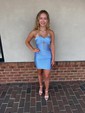Corset Strapless Satin Ruched Bodycon Homecoming Dresses