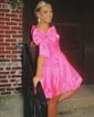 Corset Off-the-shoulder Satin Bow Skater Homecoming Dresses